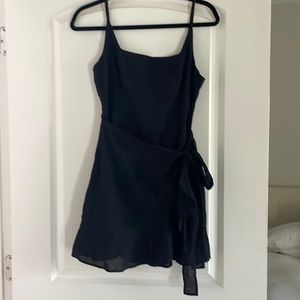 Princess Polly Black Love Lane mini dress. Sz US4